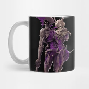 purple skeleton couple Mug